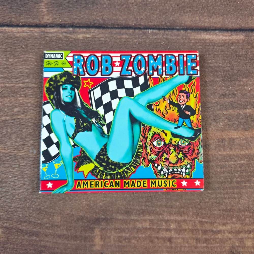 Rob Zombie CD American Made Music to Strip By OS Multicolor Excellent Digipak